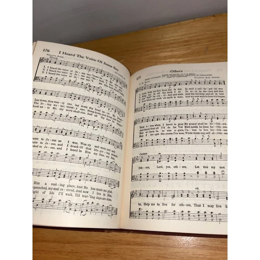 Vintage Cokesbury Worship Hymnal Hardcover Book Christian Songs Religious 1966 - Picture 12 of 15